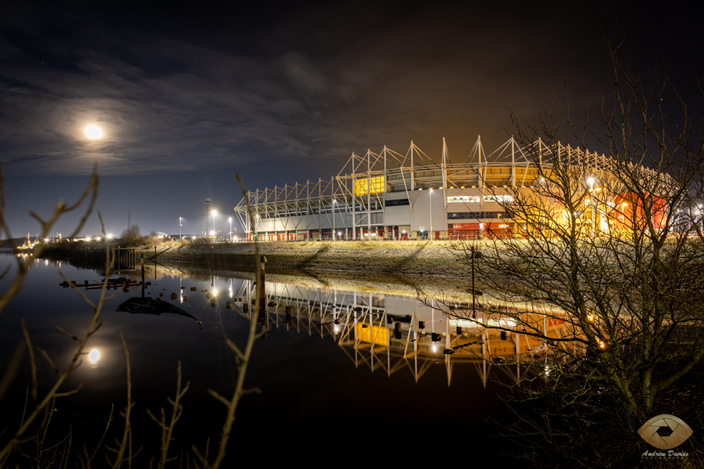 Middlesbrough Riverside Stadium River and Dock