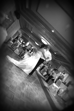 black and white classic wedding photography first dance