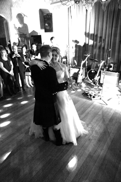 black and white classic wedding photography first dance