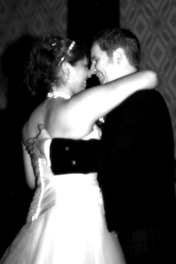 black and white classic wedding photography first dance