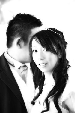 black and white classic wedding photography asian wedding